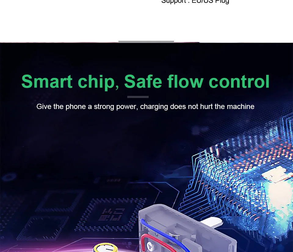 QGEEM QC 3,0 USB зарядное устройство Quick Charge 3,0 зарядное устройство для телефона для iPhone 18W3A быстрое зарядное устройство для huawei samsung Xiaomi Redmi EU US Plug