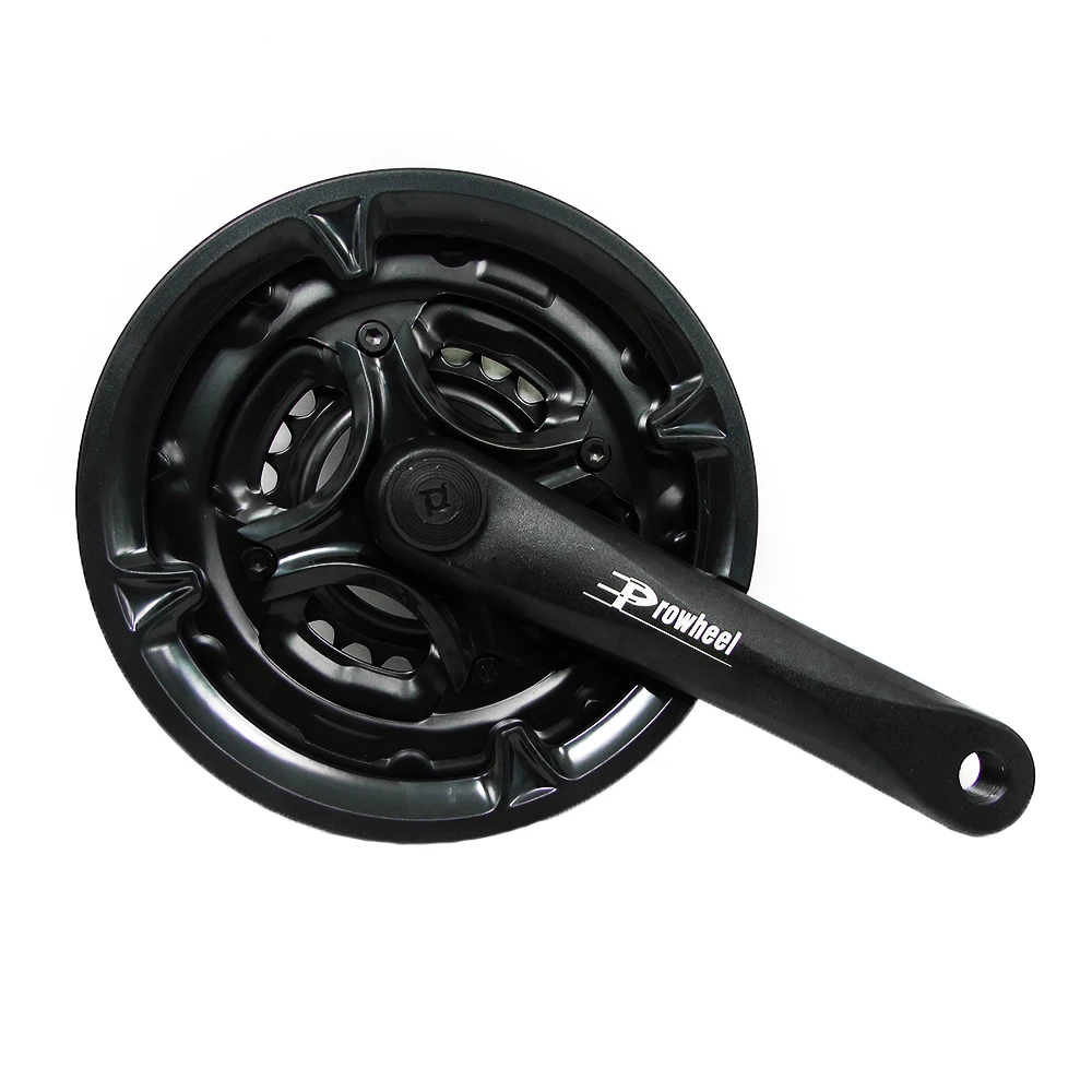 Велосипедная шатуна PROWHEEL 24-34-42T 170 мм полые зубья 7/8/9 скоростей из алюминиевого