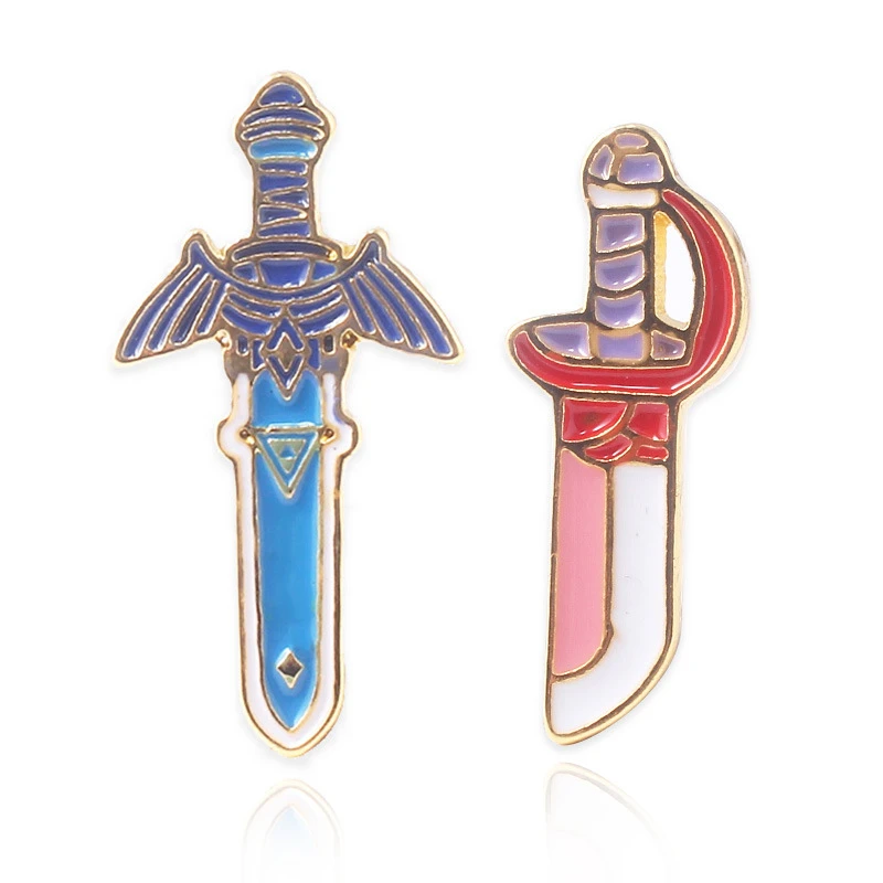 Легенда о Зельде Косплэй брошь небу меч медаль значок аниме для взрослых