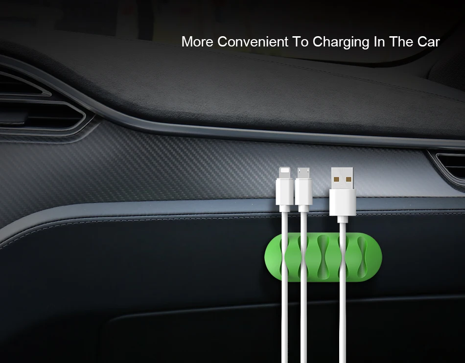 FLOVEME USB кабель Органайзер провода намотки наушников Держатель кабеля шнур держатель Клип офисный Настольный телефон кабели фиксатор провода управление