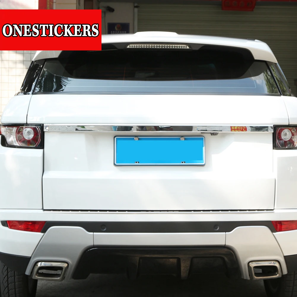 Автомобильные аксессуары ABS хром + Глянец Черная задняя крышка багажника