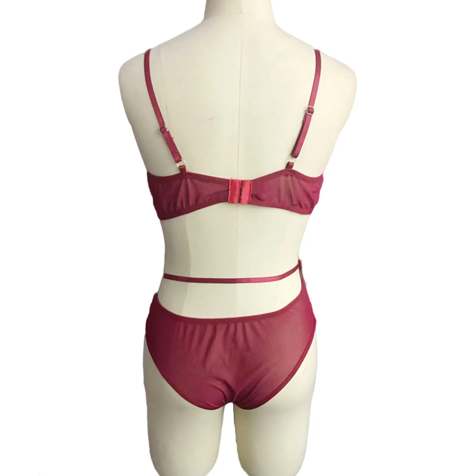 

Sexy Underwear Women Solid Mesh Perspective Sexy Lingerie Erotic Bandage Lace Corset Body Dolls Lenceria Mujer Temptation New