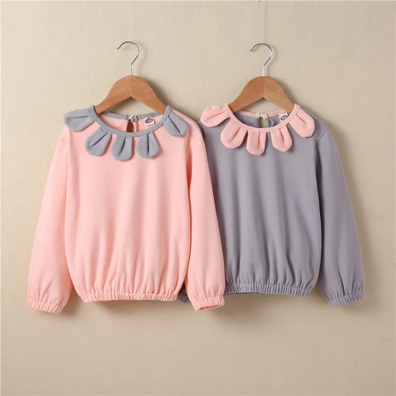 Футболки для девочек весна осень 2020 топы одежда детские футболки маленьких с