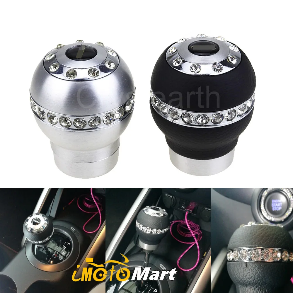 Черный серебристый Универсальный рычаг переключения передач для автомобиля