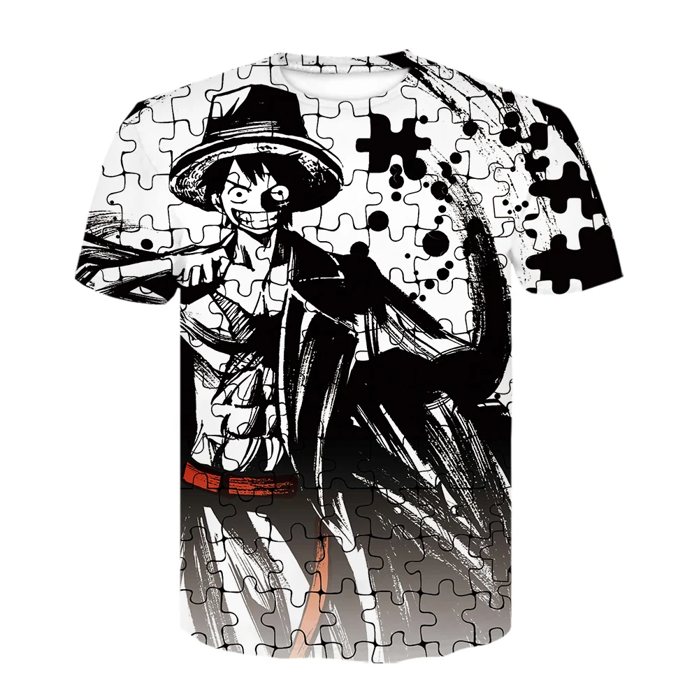 

Anime One Piece 3D T Shirt Men Monkey D Luffy Trafalgar Law Short Sleeve Funny Tshirts Boys/Kids Summer Streetwear Tee Shirts