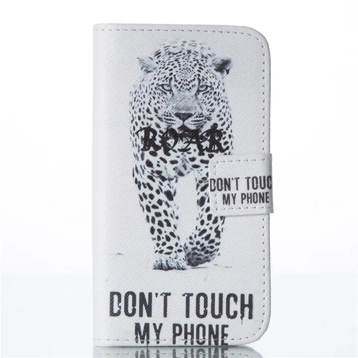 Leopard Чехол для Fundas huawei P9 Lite Mini P10 P8 Lite Y3 Y5 Honor 8 9 чехол с тигром, совой, ветровым колокольчиком, роскошный откидной Чехол DP26F - Цвет: Leopard