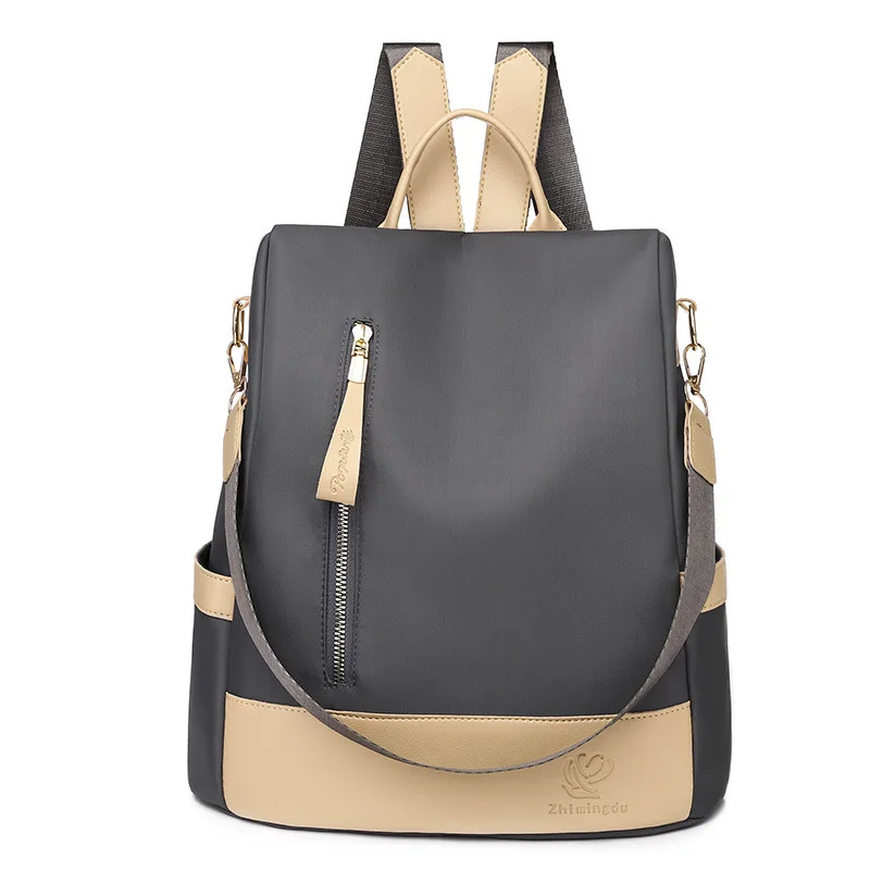 

Gray designer backpack purse for women travel anti theft backpack fashion school book bags for girls crossbody top handle bags