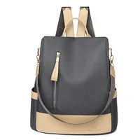 gray designer backpack purse for women travel anti theft backpack fashion school book bags for girls crossbody top handle bags