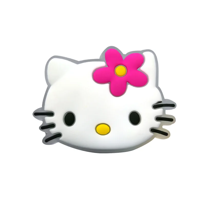 1 шт. Kitty Единорог Рождественская елка светодиодный светящиеся туфли с подсветкой патчи для обуви украшения для мальчиков и девочек, Croc jibz Fit ремешок Браслеты