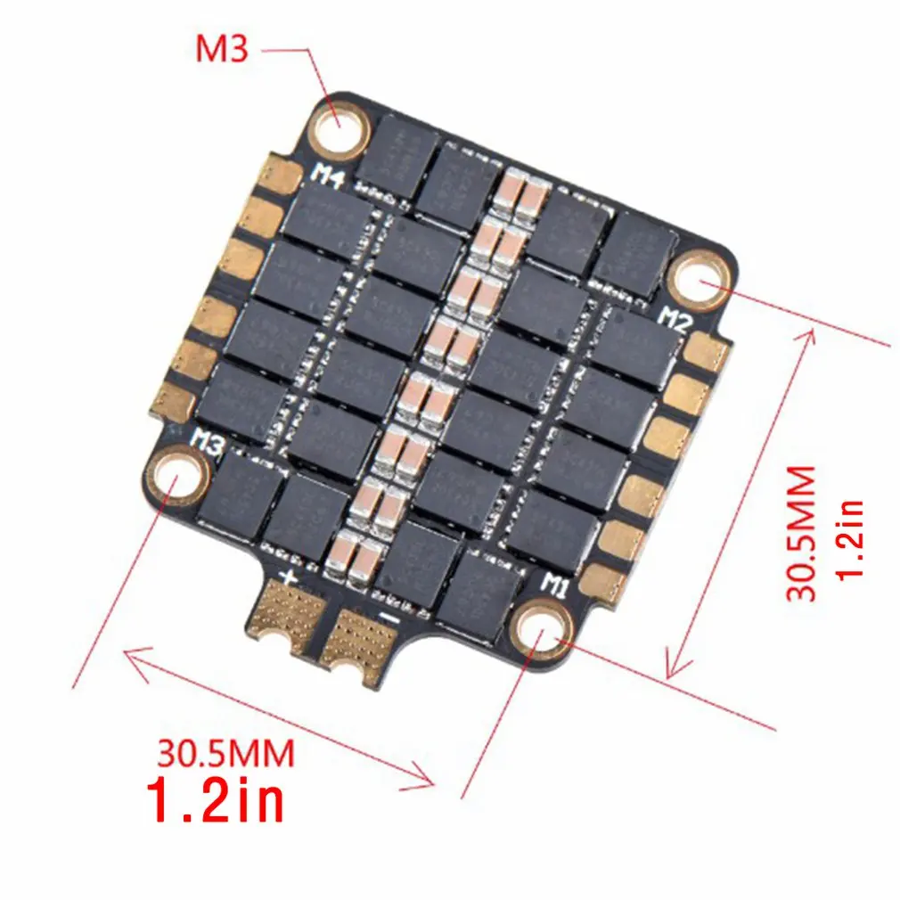 

Accessories 40A 2S-6S 4-in-1 ESC BLHELI_S ESC Speed Controller Board FPV Ride Through Machine Dshot600 ESC