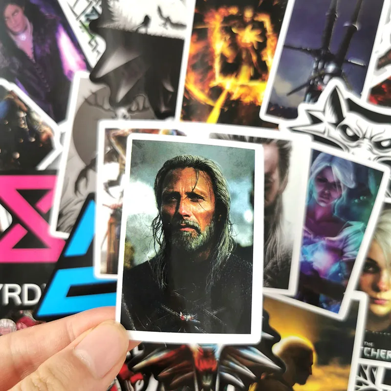 10/50 шт./компл. американские фэнтези Мультяшные водонепроницаемые наклейки из ПВХ