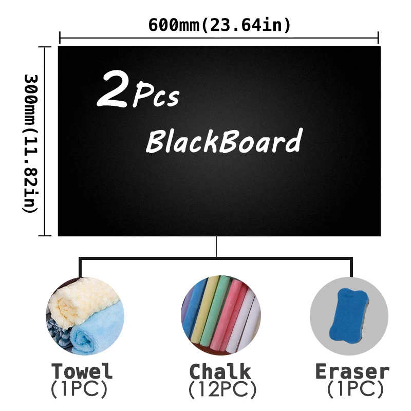 2 шт. самоклеящиеся наклейки на стену для офиса школы с адгезивом сухая стираемая
