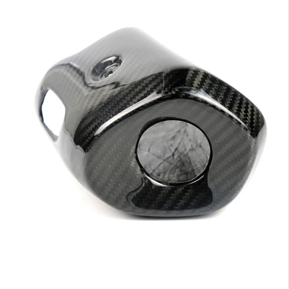 

Motorcycle Accessories Carbon Fiber Muffler Exhaust Pipe Cover Heat Shield For Yamaha MT07 FZ07 MT-07 FZ-07 MT 07 2014-2017