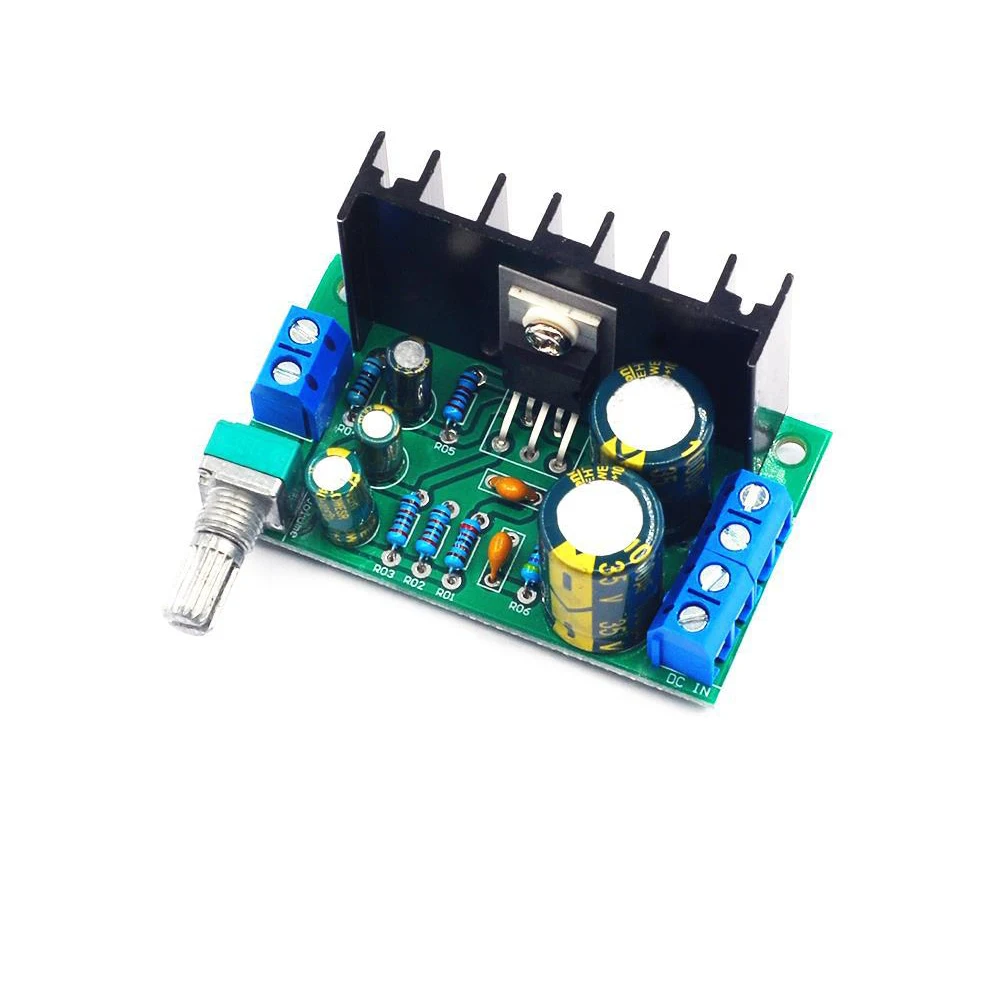 TDA2050 Audio USB Power Supply Potentiometer Amplifier Board 1 One Channel CH AC DC 12-24V 5W 120W Module | Мебель