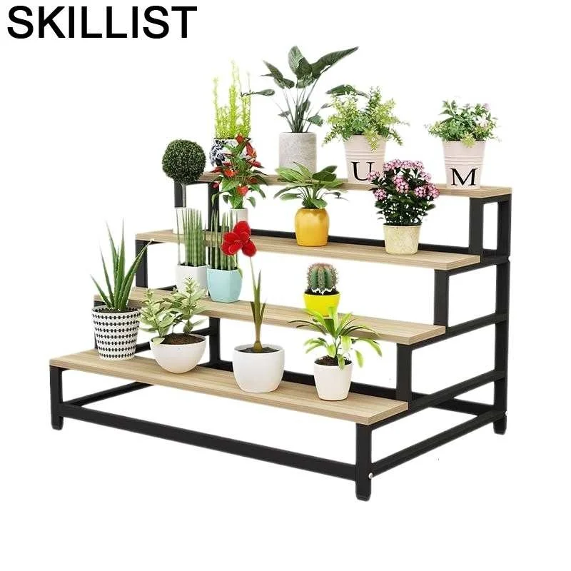

Porta Piante Macetas Stand Saksi Standi Flores Estanteria Estante Para Plantas Balcony Rack Dekoration Flower Plant Shelf