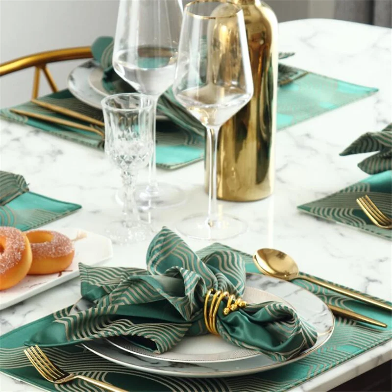 Набор из 4 красочная салфетка-46x46 см превосходная салфетка для ресторана | Дом и