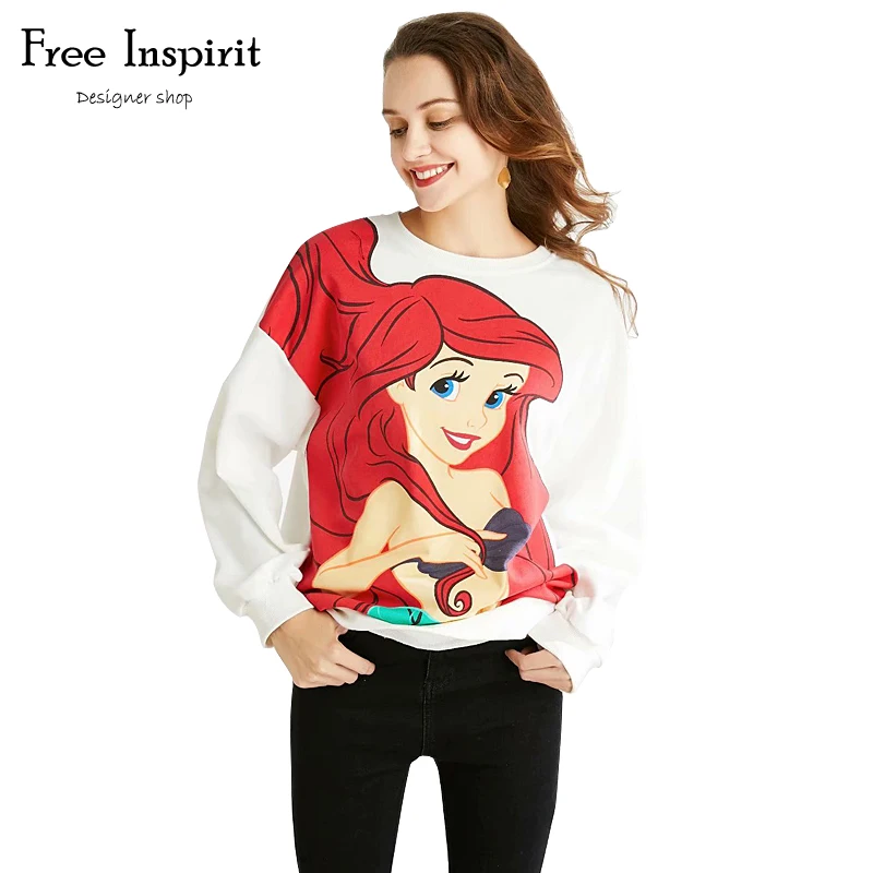 Свободные повседневные женские толстовки свободного кроя с длинным рукавом и