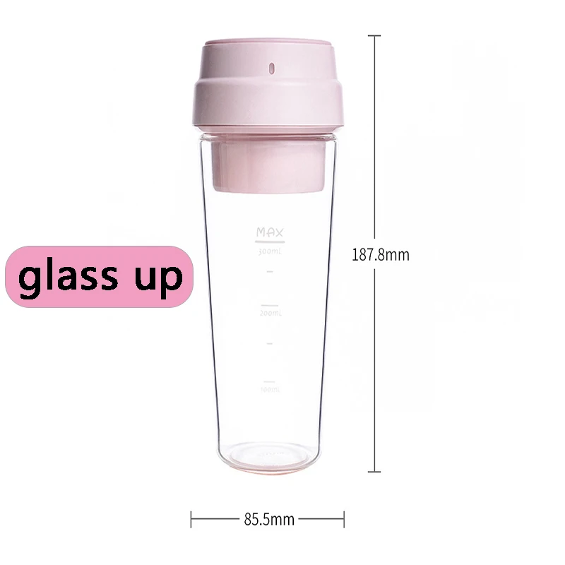 Xiaomi соковыжималка стеклянный миксер шнековая портативный кухонный комбайн 400 мл