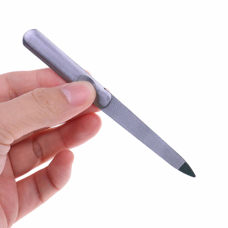 AACAR 1 шт./лот металлический двухсторонний шлифовальный стержень маникюрный скраб