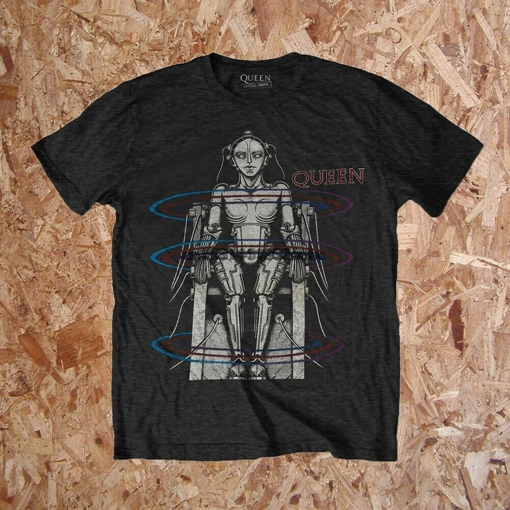 Официальная футболка Queen European 84 Tour Freddie Mercury в богемном стиле Rhapsody унисекс|Мужские
