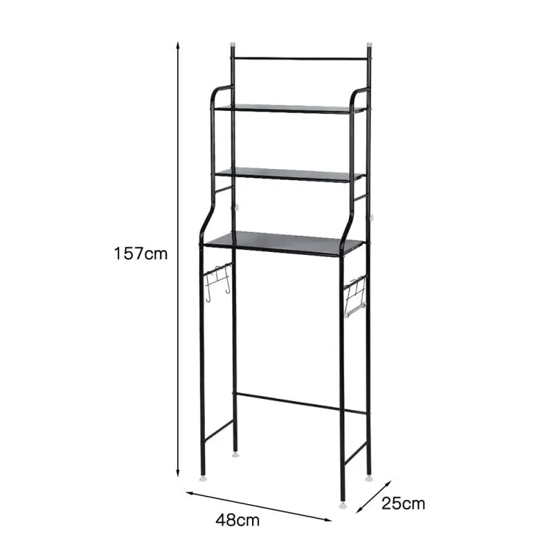 Полки для ванной комнаты стойка стиральной машины Компактная напольная полка
