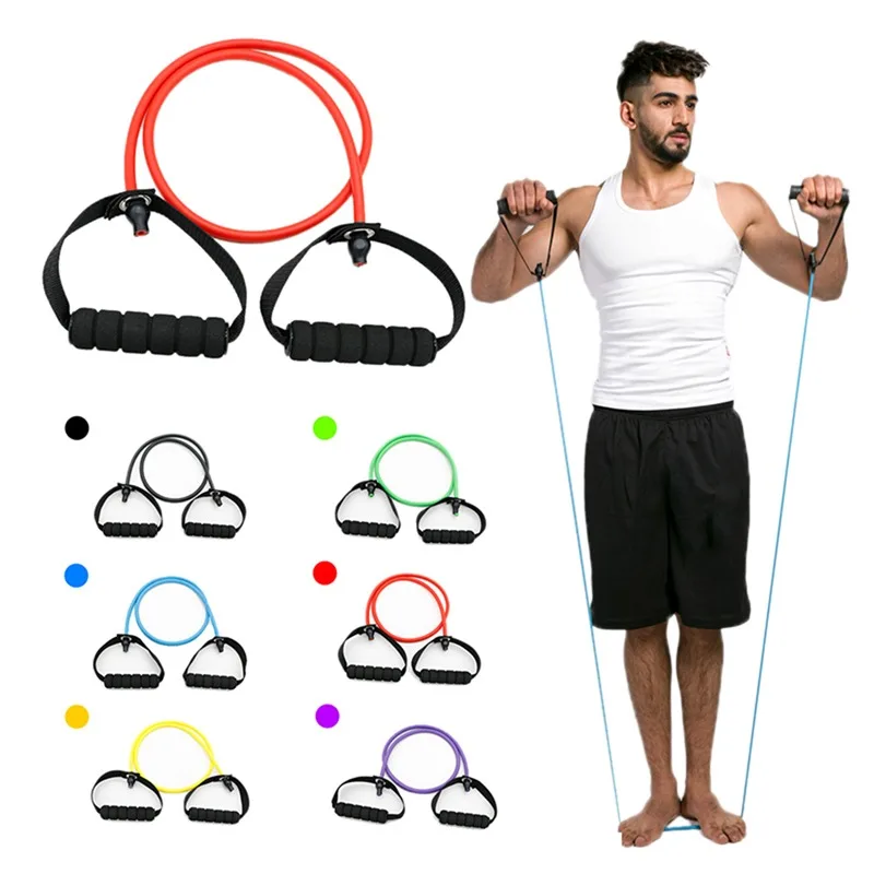 

Yoga Exercise Resistance Bands Pull Up Rope Resistant Tube Butt Thigh Toner Home Workouts Strength Training Fitness Equipment