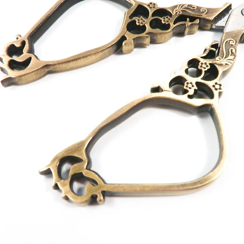 1 шт. Ретро Нержавеющая сталь Вышивка крестом ножницы швейные изысканный и