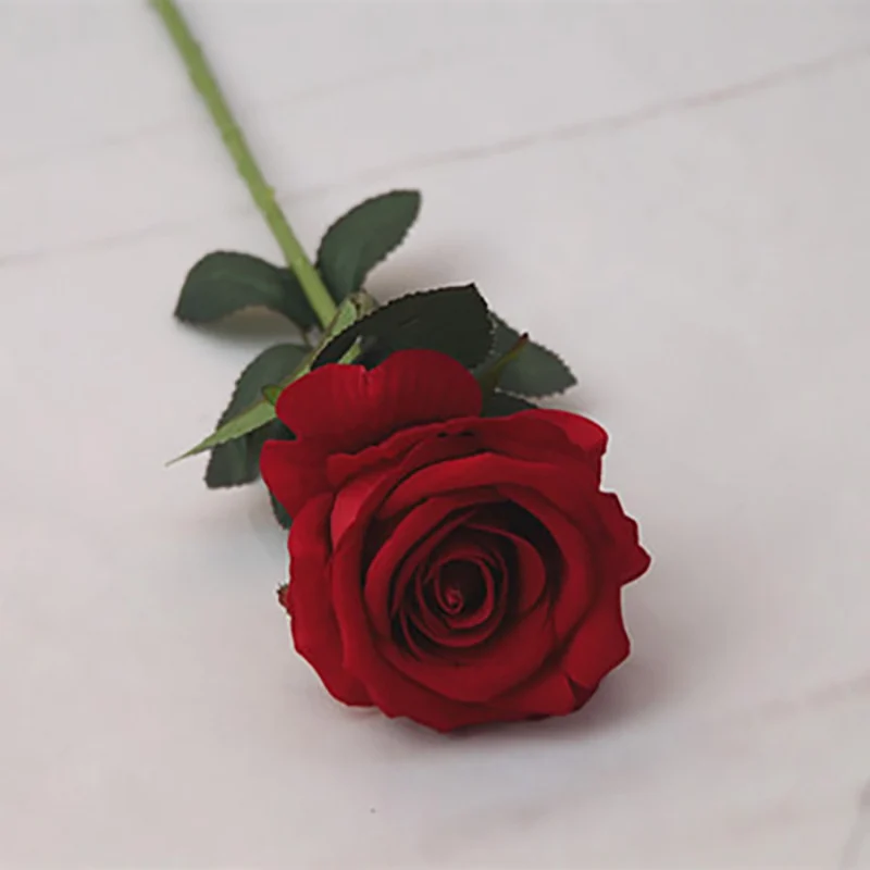 Искусственные цветы искусственные шелковые пластиковые розы реалистичная