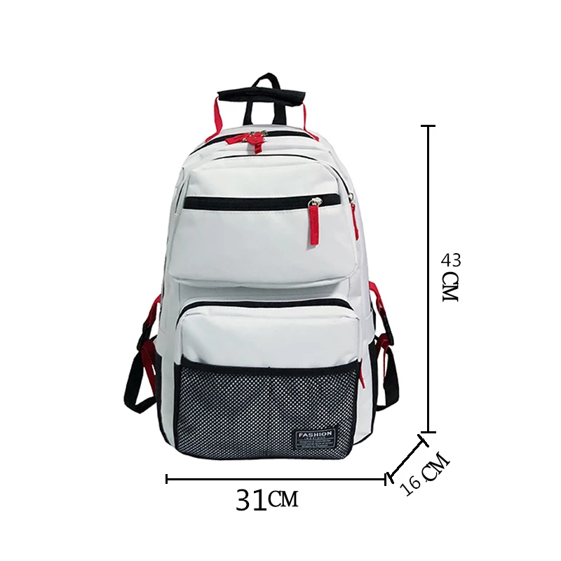 

New Fashion Men Backpack Large Capacity Computer Bag Women Unisex Canvas Student Bag Couple Backpack Street Bag Cool Travel Bag