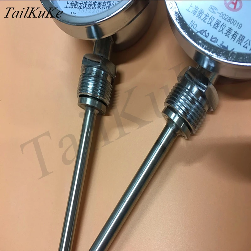 Биметаллический термометр стандартный промышленный котел из нержавеющей стали