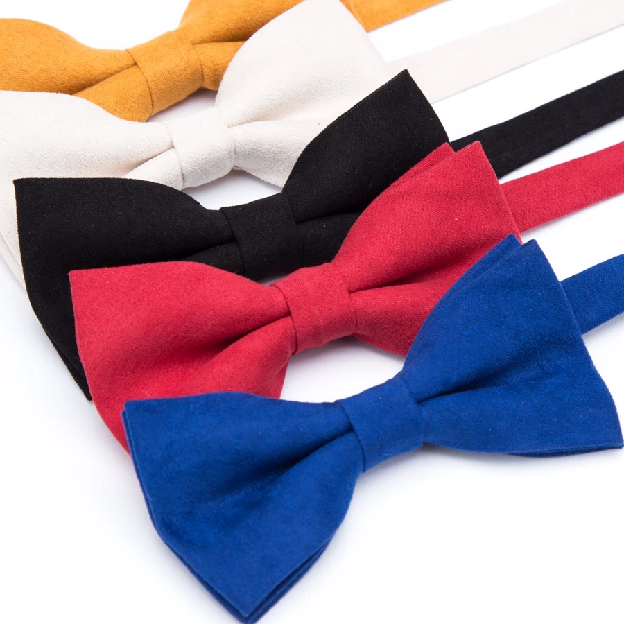 

Fashion Men Bow Tie Candy Solid Wedding Necktie Mens Parties Dress Bowtie Boy Cravats Business Accessories