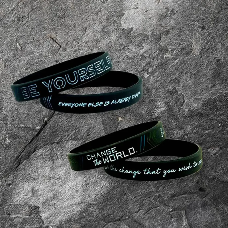Новые вдохновляющие браслеты мотивирующие будь собой изменяй мир создай мечту