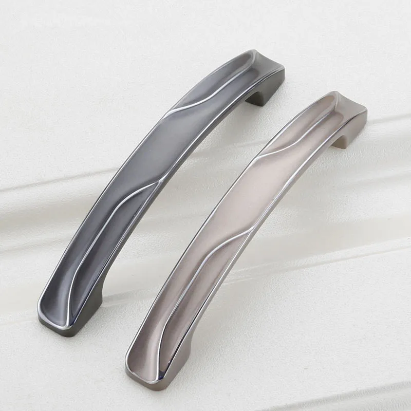 KK &amp FING современные жемчужно-серые ручки шкафа и для выдвижных ящиков кухонный