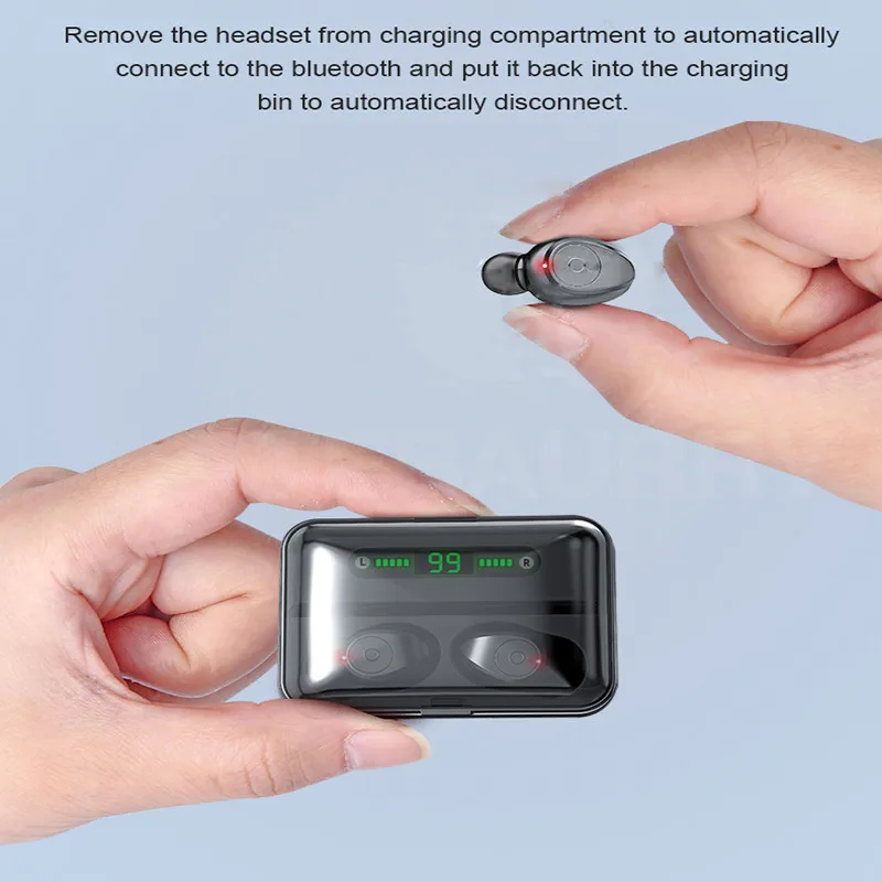 TWS Bluetooth 5,0 наушники настоящие беспроводные наушники HiFi Звук Спорт mi Air Dots Pro Handsfree водонепроницаемые Airdots для Xiao mi Red mi