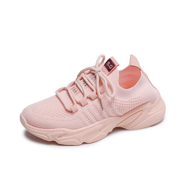 

BRKWLYZ Woman Breathable Running Shoes Light Sports Shoes Mesh Comfortable Walking Jogging Female Outdoors Platform Sneakers