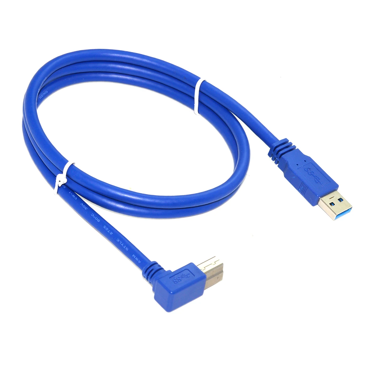 USB 3 0 Type A Male to B 90 градусов правый локоть угловой принтер кабель шнур