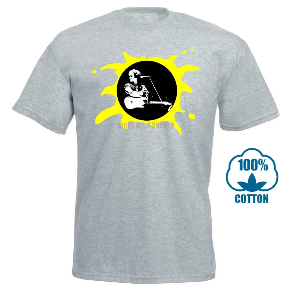 Серый Designer Greatest Russian Rock Band Kino T Shirt Viktor Tsoi Tee Music 010136 - Цвет: Серый