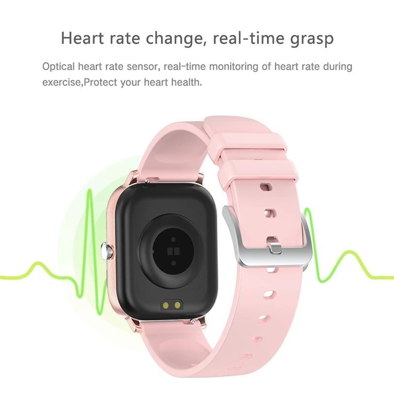 

P8 ligent Watch Sports Smart Watch Heart Rate Blood Pressure Monitoring 1.4 Inch HD Sn Press-Sn Gold