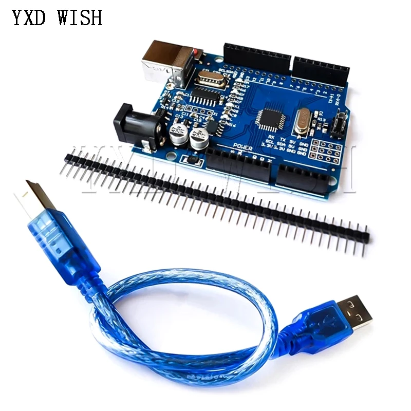 Для чипа UNO R3 CH340G + MEGA328P 16 МГц для Arduino макетная плата USB кабель | Инструменты