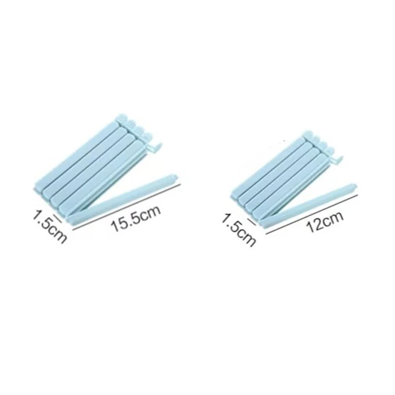 

5PCS Moisture-proof Food Bag Plastic Clips Keep Fresh Snack Sealing Clips Kitchen Sealer Clamp Household Kitchen Appliances