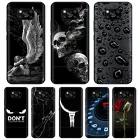 For Xiaomi Poco NFC Case Printed Cartoon Silicone Back Cover Soft Bumper Phone Case For POCO Pro TPU Case Funda 6 67
