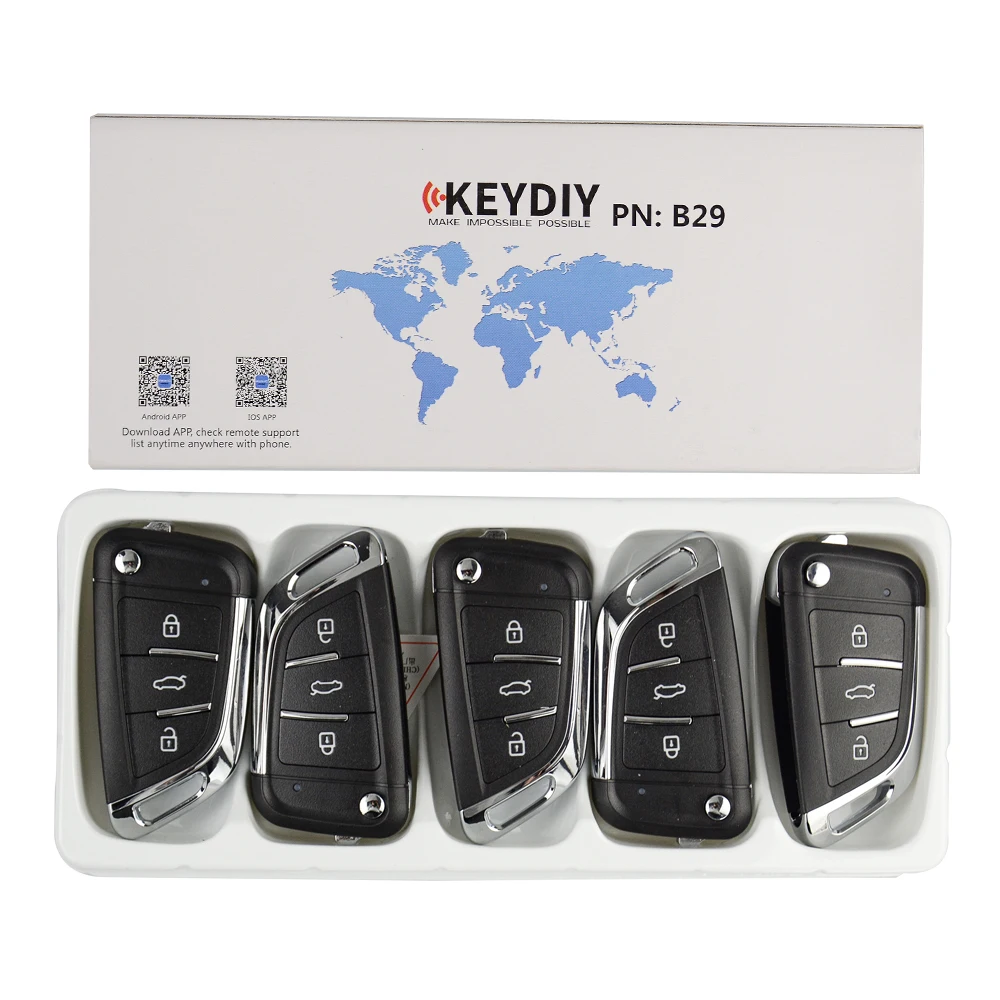 CHKJ, 5 шт./лот, KEYDIY KD B29 для KD900/KD-X2, программист KD MINI B серии, пульт дистанционного управления