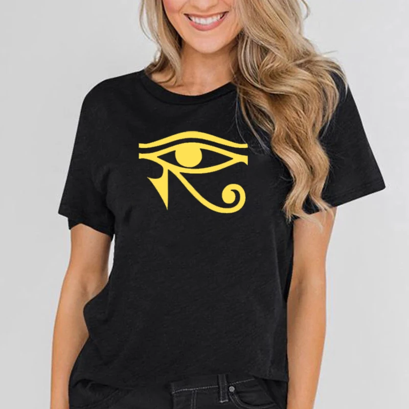 Женская футболка с принтом Повседневная круглым вырезом и коротким рукавом