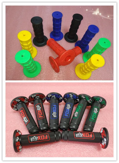 Мотоциклетный руль 7/8 дюйма резиновые гелевые цветные чехлы с двойной плотностью