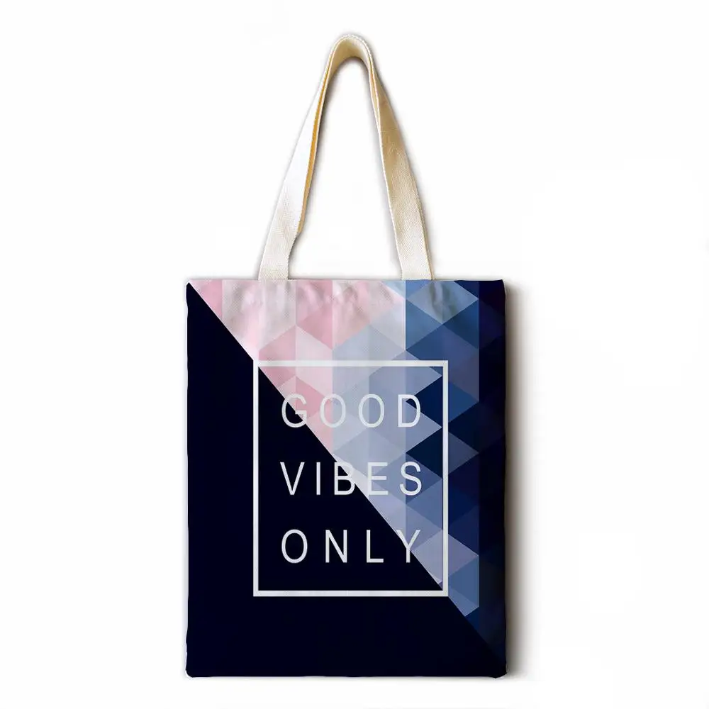 Нордическая хлопковая и льняная Дамская Большая вместительная Повседневная