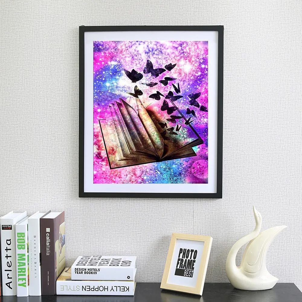 

Animal Butterfly Diamond Embroidery 5D DIY Diamond Painting Cross Stitch Rhinestone Pictures Home Decor