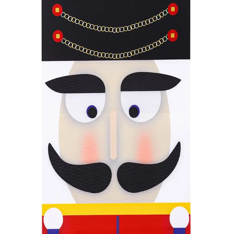 

Soldier Model Nutcracker Banners For Christmas DecorationsNutcracker Soldier Figures Door Curtain Merry Christmas Decor#8