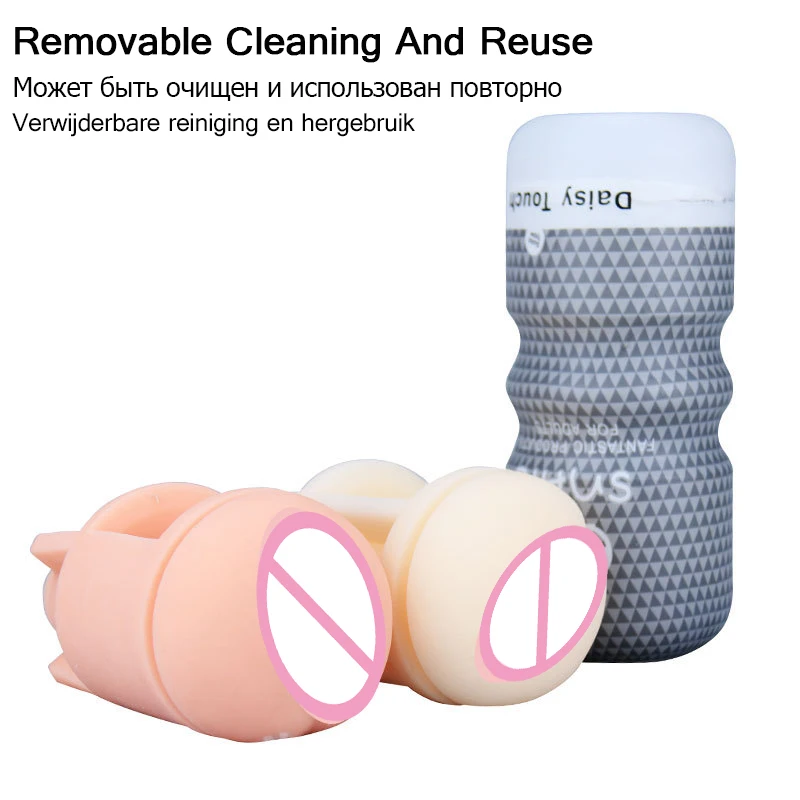 Реалистичная мягкая силиконовая плотная киска для секс-игрушек мужчин не