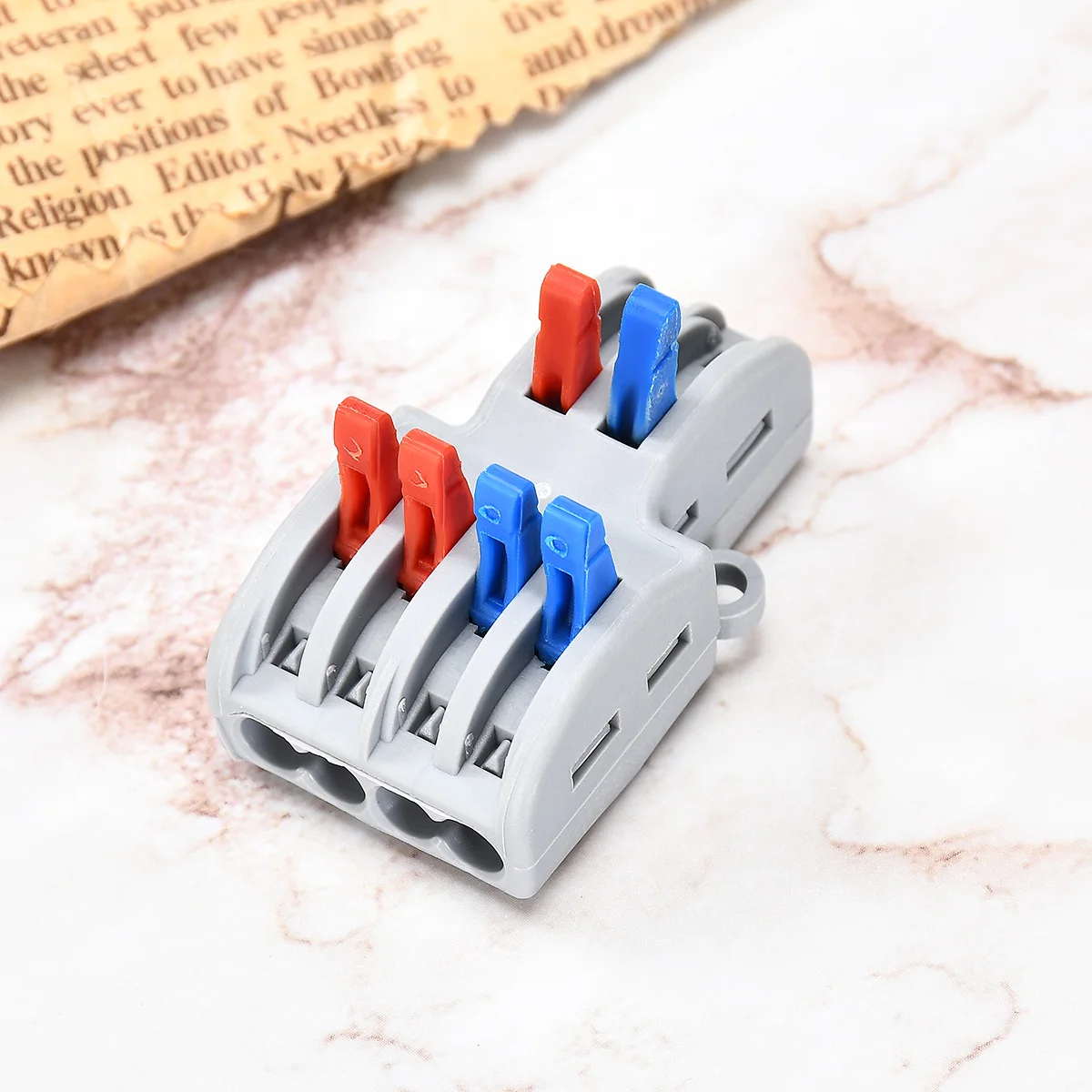 

SPL-42/62 Mini Fast Wire Connector Universal DIY Wiring Cable Connector Push-in Conductor Terminal Block Fast Connectors