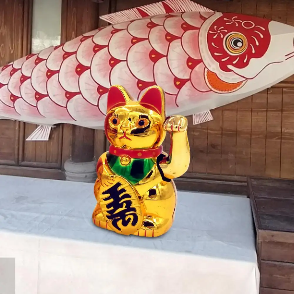 Пластиковый подарок домашний декор форма в виде кошки на удачу Золотой магазин